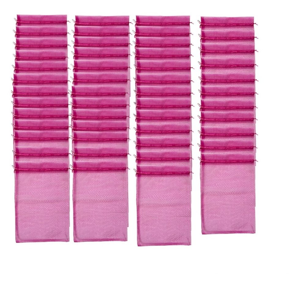 Allgala 50 Count Organza Gift Party Favor Bags with Drawstring-8x12 - New